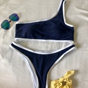 ZAFUL Navy blue Bikini Size L